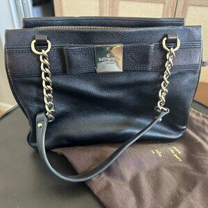 Kate Spade Primrose Hill Zip Bow Darcy Leather Chain Bag